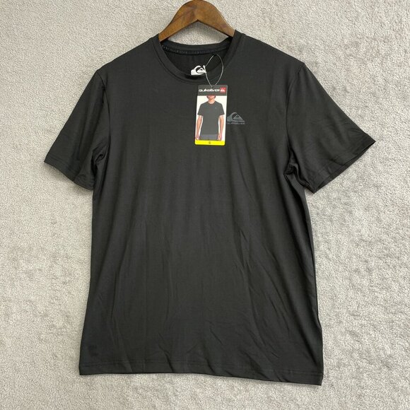 NEW Quiksilver Men's S Black Regular Fit Active T-Shirt - Picture 4 of 9